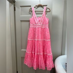 Lilly Pulitzer pillow cotton midi dress - worn once!